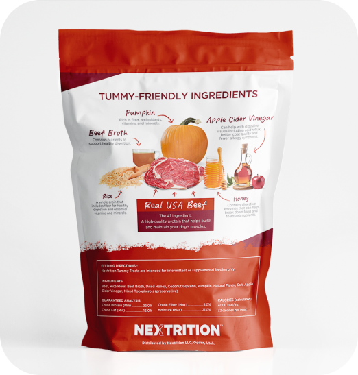 Beef Tummy Treats | For Sensitive Stomachs | Nextrition